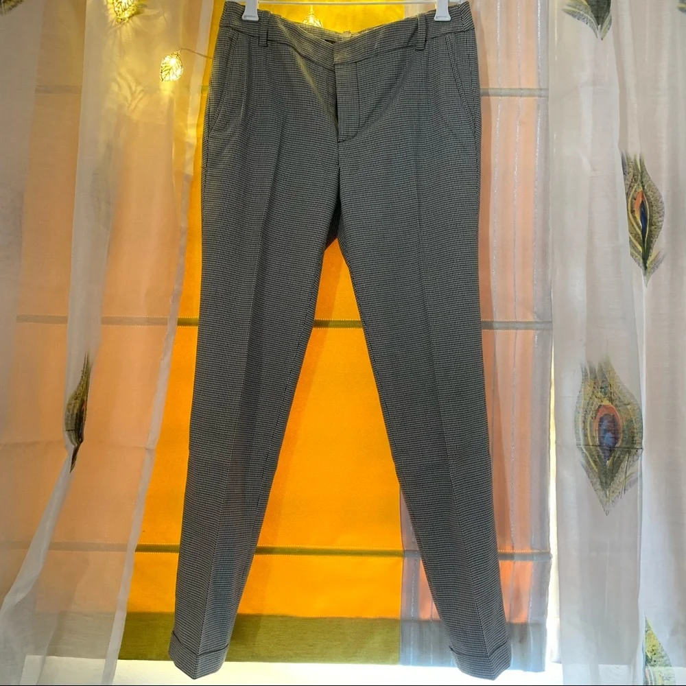 🤩 ZARA Basics Plaid Pattern Pants/Trousers - Picture 5 of 11
